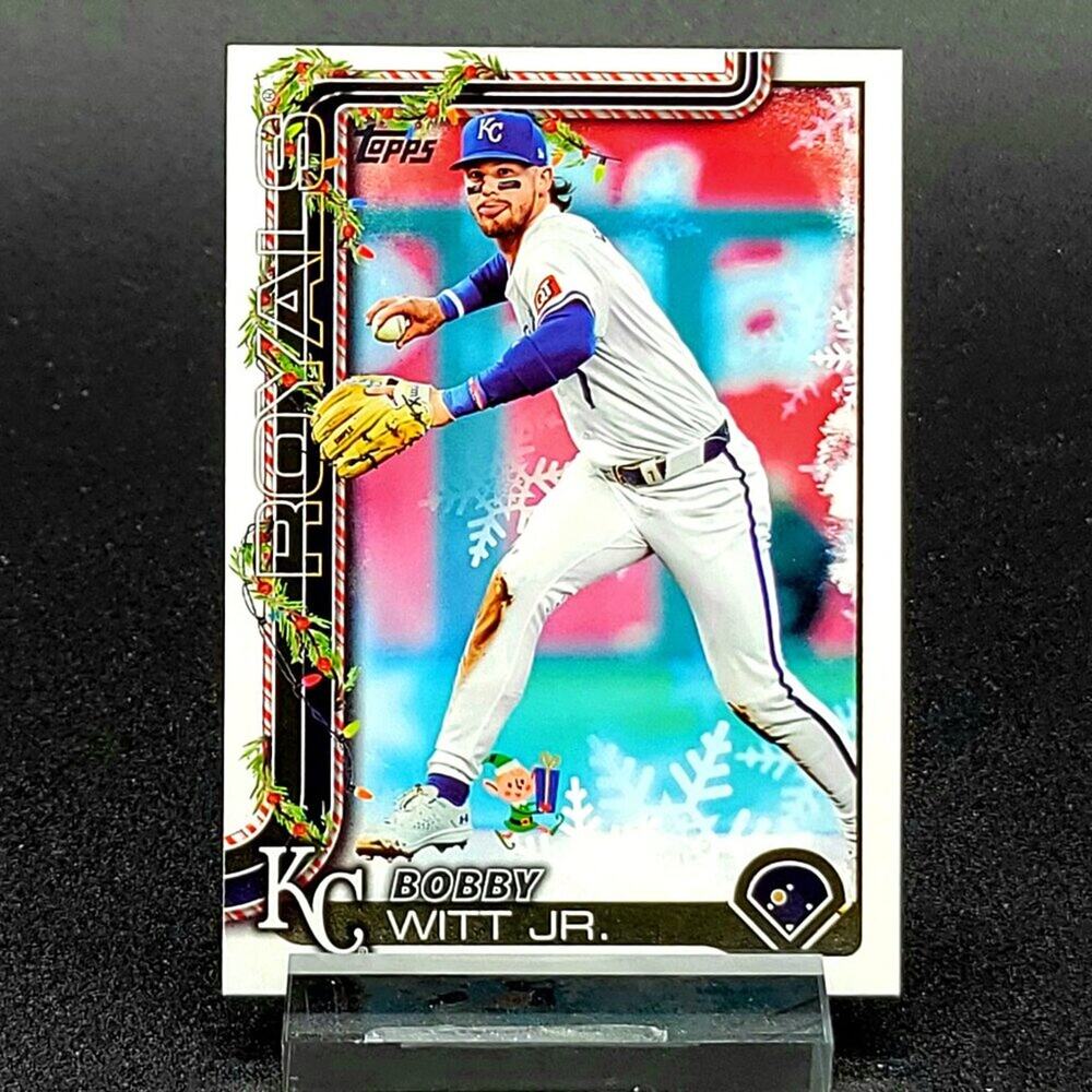 Bobby Witt Jr. 2025 Holiday Hidden Elf Super Short Print Kansas City Royals